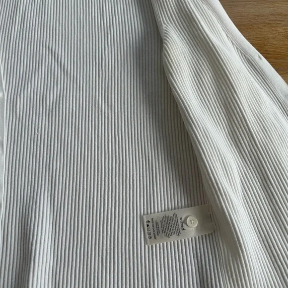 Wilfred Cream Ribbed Cardigan - Picture 5 of 5